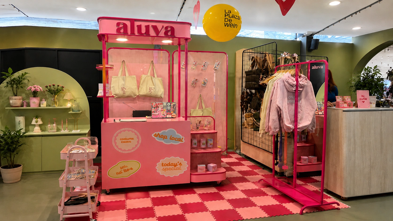 Stands y espacios comerciales
